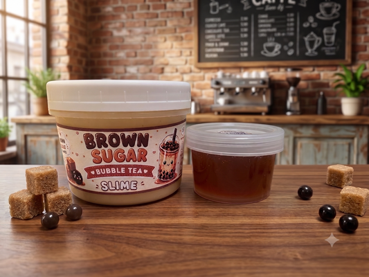 Brown Sugar Bubble Tea Slime Set