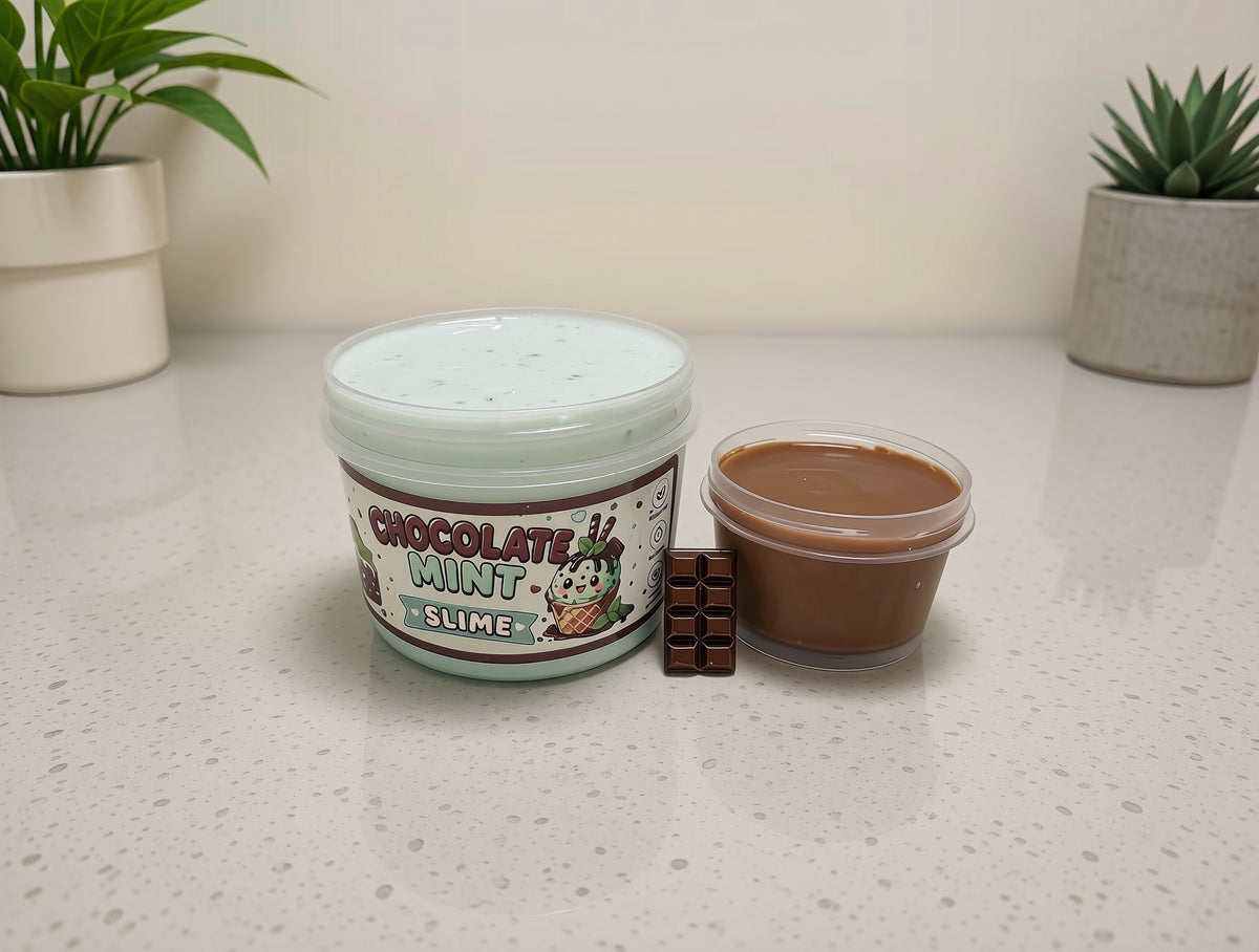 Chocolate Mint Slime Set