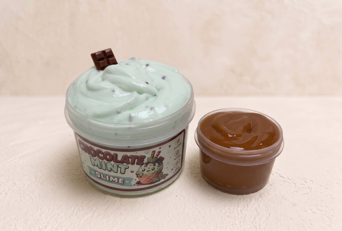 Chocolate Mint Slime Set